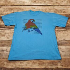 Amazonas Brazil Parrot Bird‎ T-Shirt Nature XL/XXG Single Stitch